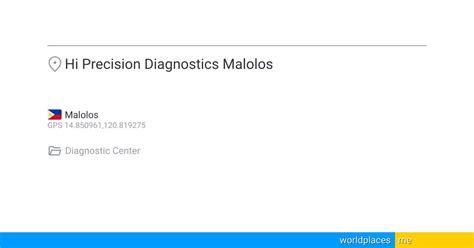 high precision diagnostics malolos